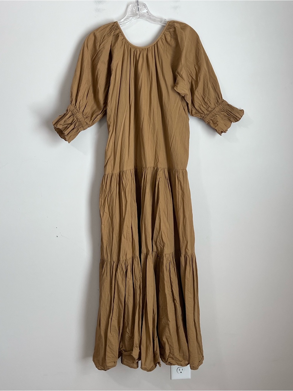 Daughters of India Maxi Desert Tan Boho Flowy Size Small - Picture 5 of 9